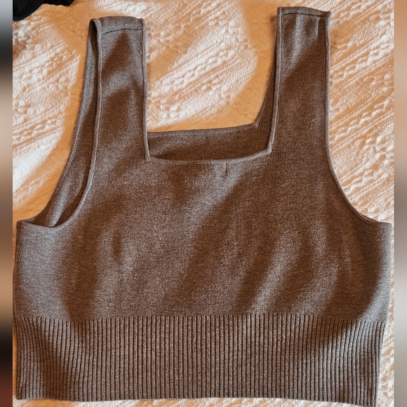 Gray Knit Women's Top Xl - Picture 3 of 3